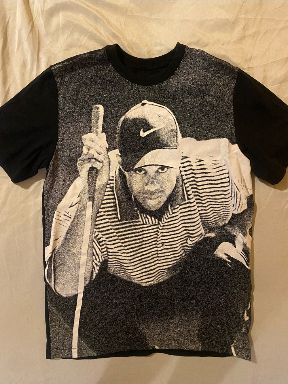 Nike Black & White Graphic Short-Sleeve Tee